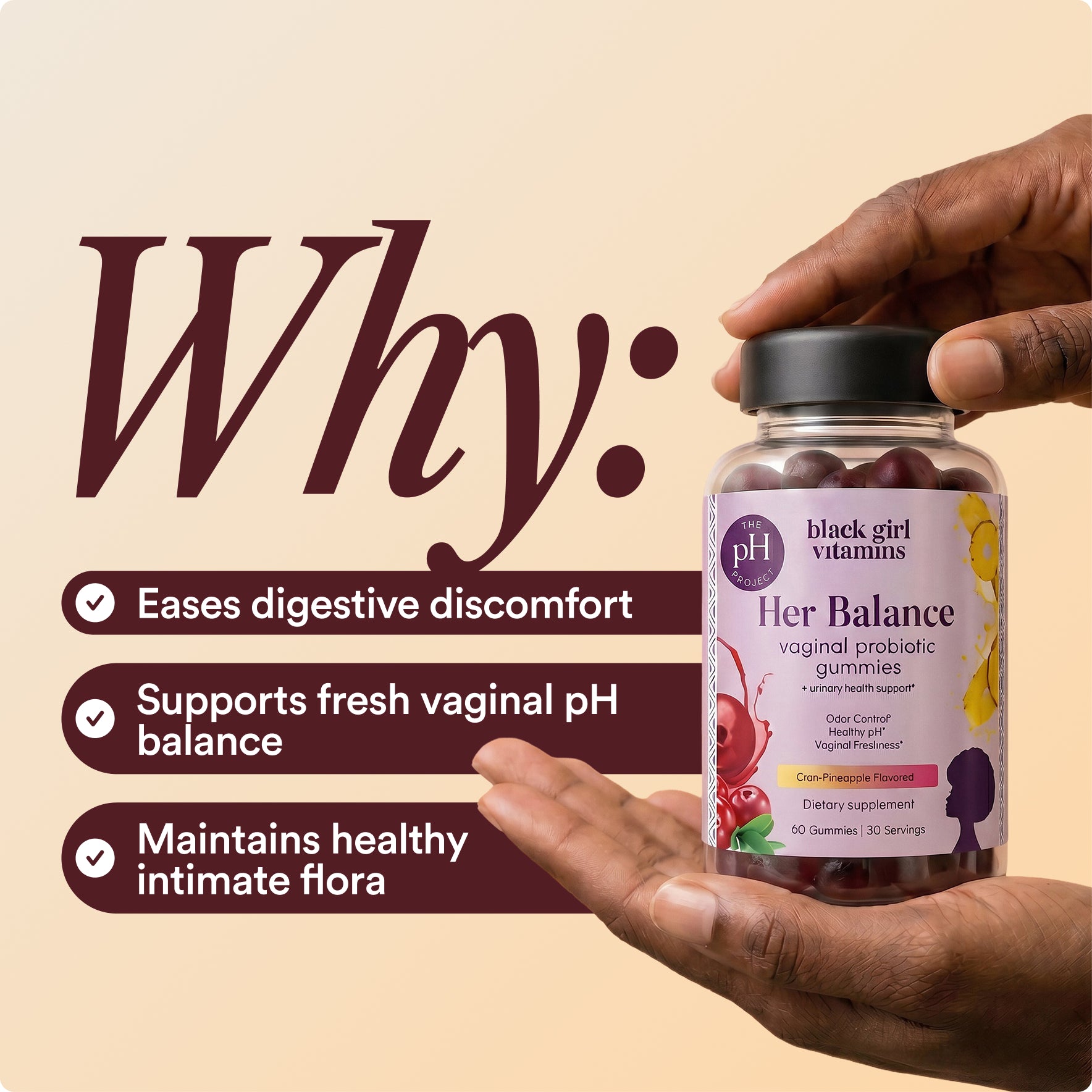 Three bottles of Black Girl Vitamins D3 gummies with black labels and pink gummies inside.