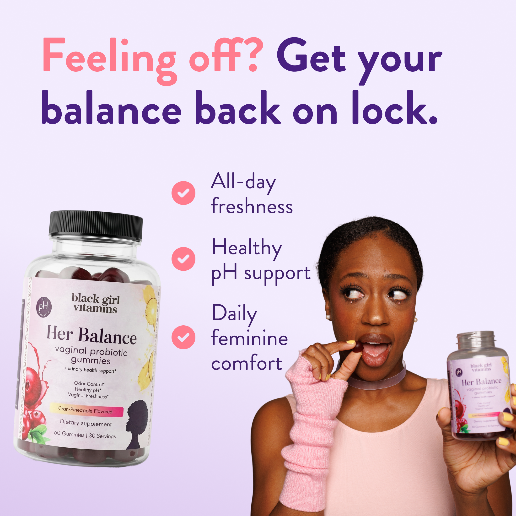 Three bottles of Black Girl Vitamins D3 gummies with black labels and pink gummies inside.