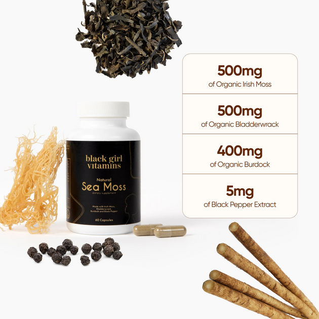 Organic Sea Moss (Pills) – Black Girl Vitamins