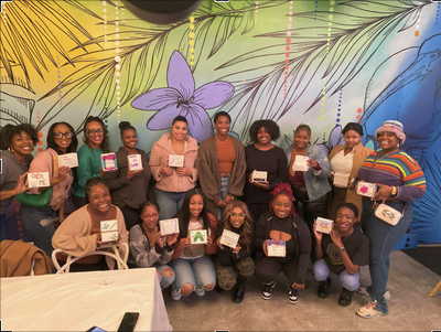 Art therapy, A safe space for Black Women: A Black Girl Vitamins Sponsored Event