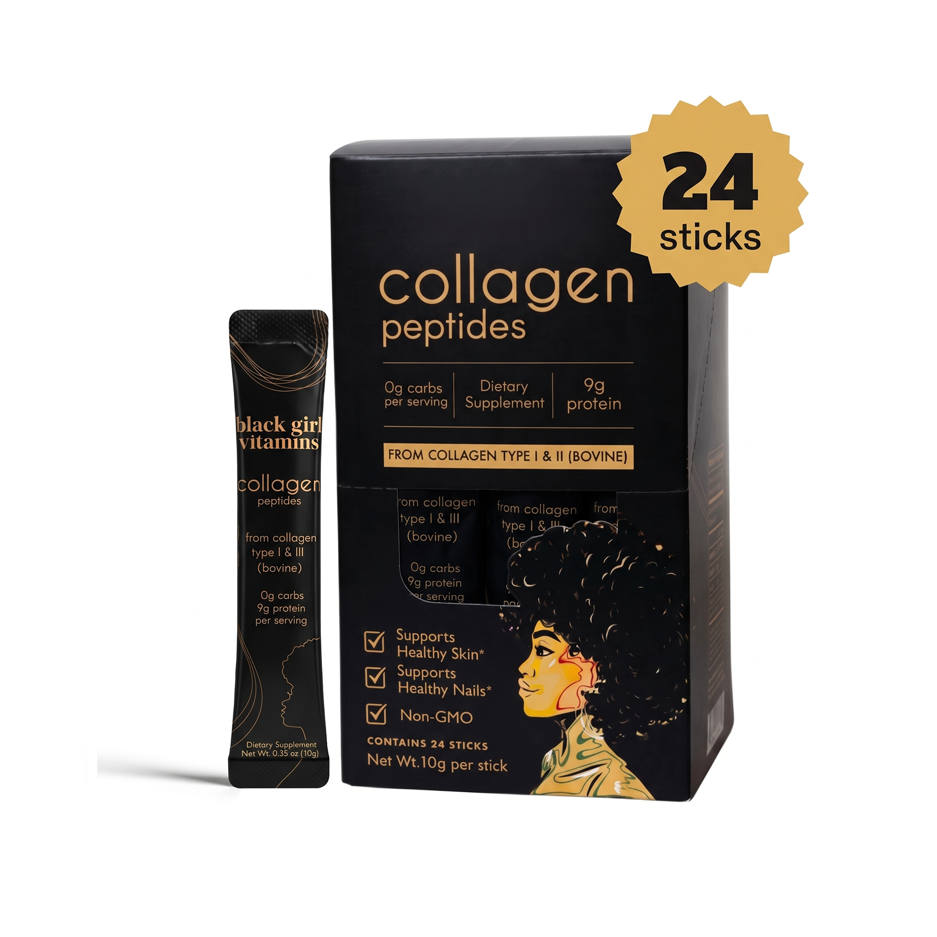 BGV Collagen Powder Stick Box