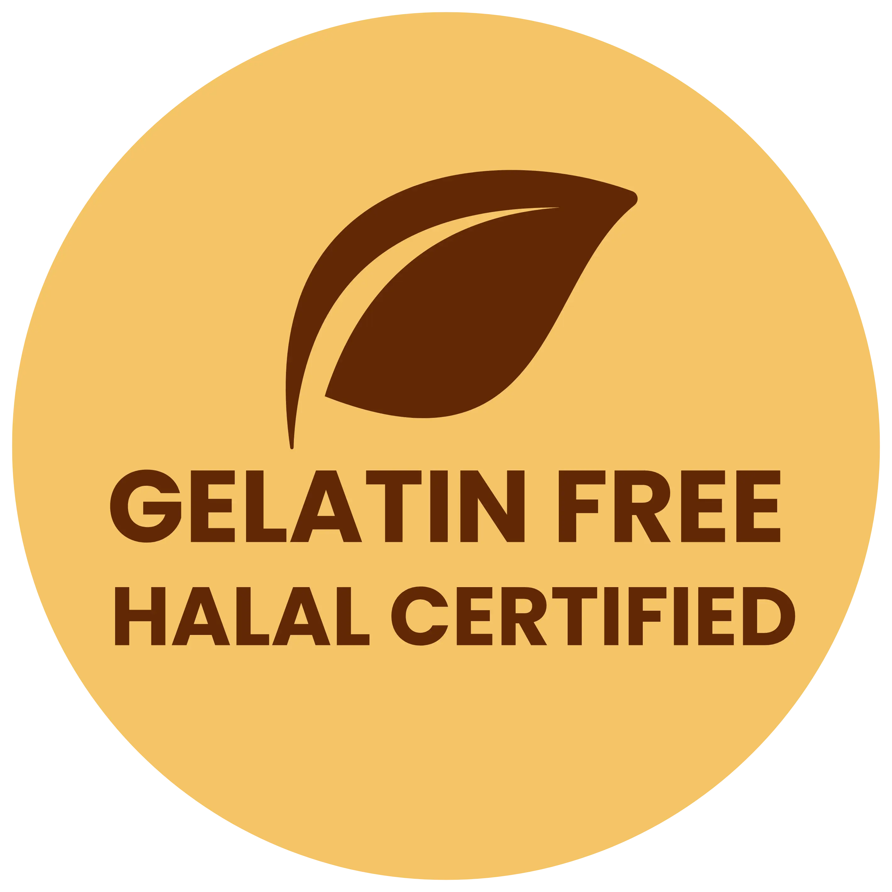 Gelatin Free - Halal Certified
